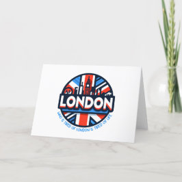 müde von London Dankeskarte
