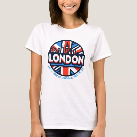 müde von London T-Shirt (Vorderseite)