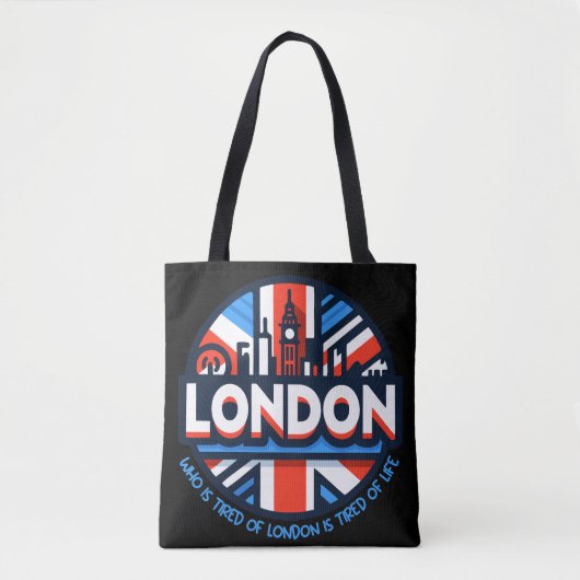 müde von London Tasche (Vorderseite)