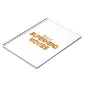 Müde von Superhelden Notizblock (Linke Seite)