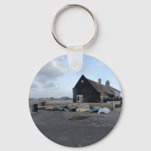 Mudeford Quay an einem windigen Tag Schlüsselanhänger