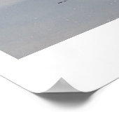 Mudeford Spit Beach Huts, Christchurch, England Poster (Ecke)