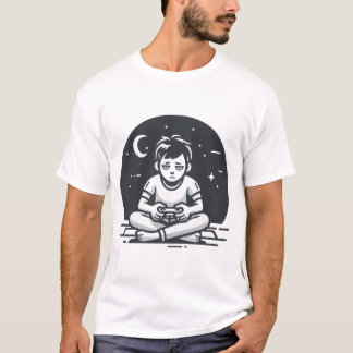 Müder Gamer-Nachtmodus T-Shirt