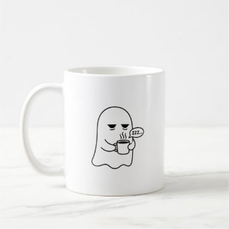 Müder Kaffe-Geist -Lustige sarkastische minimalist Kaffeetasse