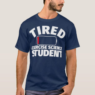 Müder Student der Sportwissenschaft Premium T-Shirt
