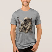 Müder Wanderer Astronaut Tri-Blend Shirt (Vorderseite)
