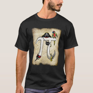 MudgeWare Pirate Pi Day Treasure Map T-Shirt