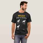 Mudi Guide to training doof obedience dog T-Shirt (Vorne ganz)