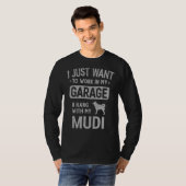 Mudi Vater Garage Men Hang mit T-Shirt (Vorne ganz)