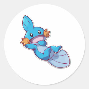 Mudkip Runder Aufkleber