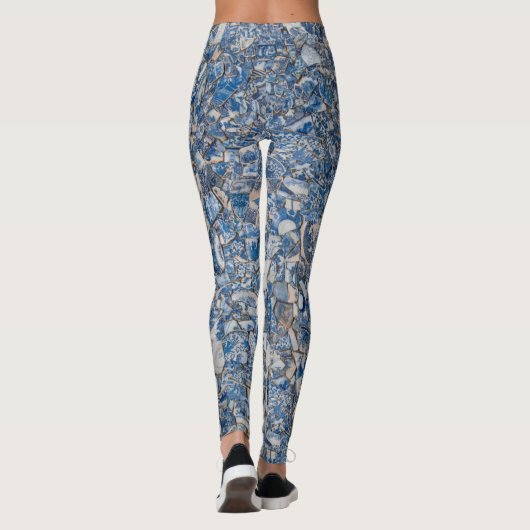 Mudlark gebrochene blaue Hirten Leggings (Rückseite)