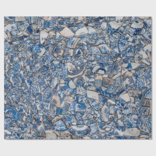 Mudlark Wrapping Paper der zerbrochenen China Geschenkpapier (Flach)