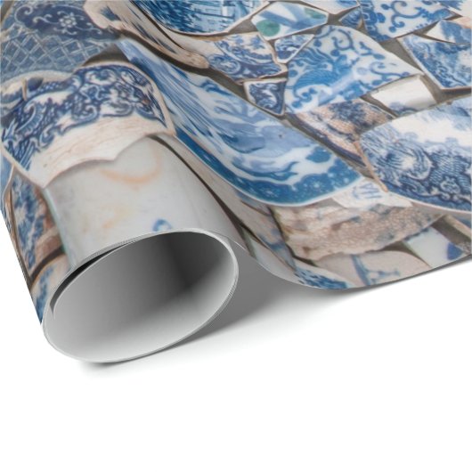 Mudlark Wrapping Paper der zerbrochenen China Geschenkpapier (Rolleneckpunkt)