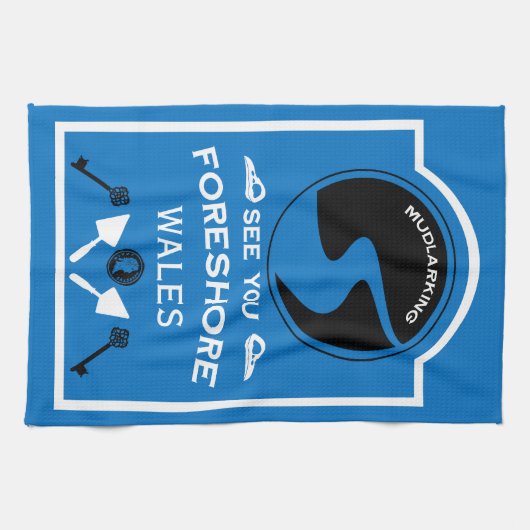 Mudlarking Hobby-Geschenk Geschirrtuch (Horizontal)