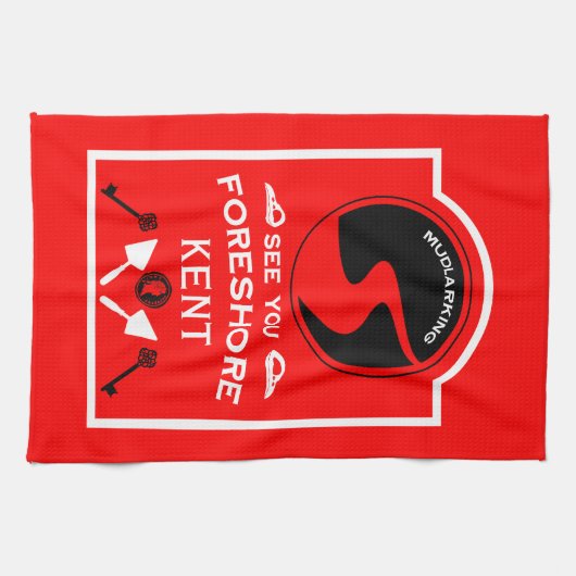 Mudlarking Hobby-Geschenk Geschirrtuch (Horizontal)