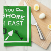 Mudlarking Hobby-Geschenk Geschirrtuch (Viertel Falte)