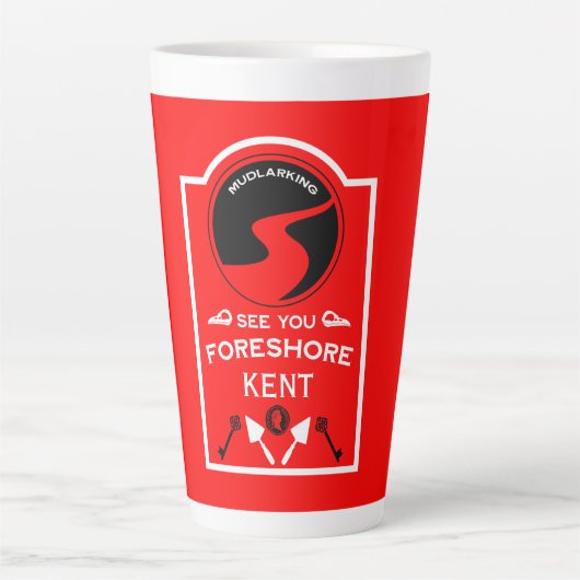 Mudlarking Hobby-Geschenk Milchtasse (Vorderseite)