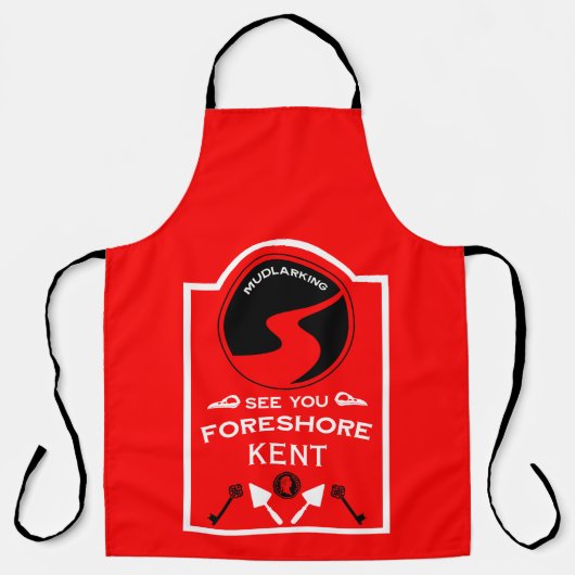 Mudlarking Hobby-Geschenk Schürze (Vorderseite)