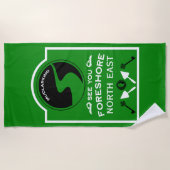 Mudlarking Hobby-Geschenk Strandtuch (Vorderseite)