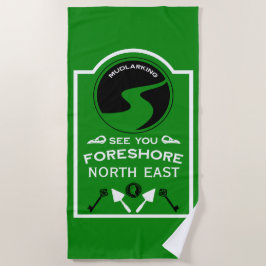 Mudlarking Hobby-Geschenk Strandtuch