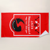 Mudlarking Hobby-Geschenk Strandtuch (Vorderseite)