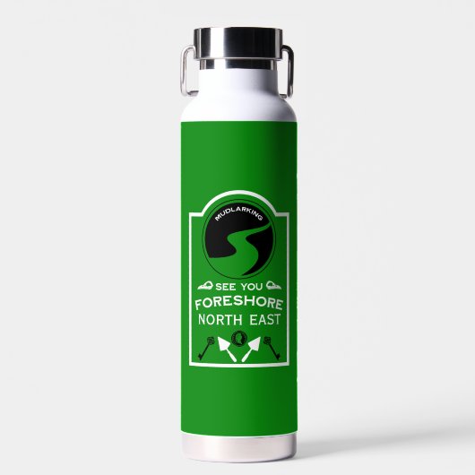Mudlarking Hobby-Geschenk Trinkflasche (Vorne)
