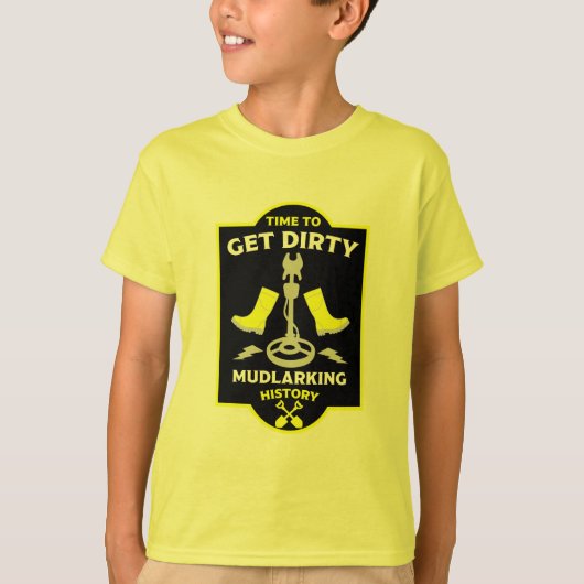 Mudlarking Metal Detection T-Shirt (Vorderseite)