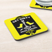 Mudlarking Schatzsuche Getränkeuntersetzer (Linke Seite)