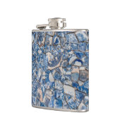 Mudlarks Broken Blue China Flasche Flachmann (Links)