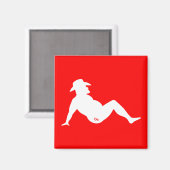 Mudplane Man Magnet (Vorderseite/Rückseite)