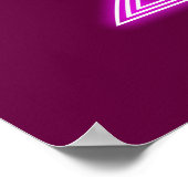 Mudra Maroon Poster (Ecke)