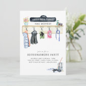 Mudroom Scene | Party Einladung der Wohnungsbautät (Stehend Vorderseite)