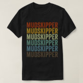 Mudskipper Fish Retro T - Shirt (Design vorne)