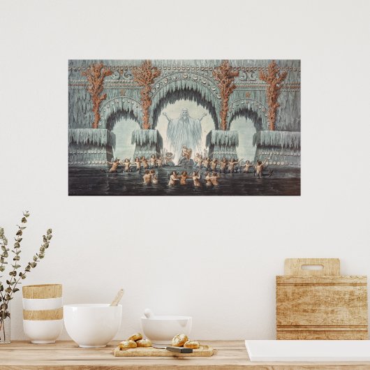 Muehleborns Wasserpalast Poster (Küche)