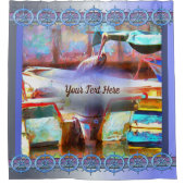 Muelle Los Peines Pelican 0463 Duschvorhang (Vorderseite)