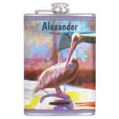 Muelle Los Peines Pelican 0463 Flachmann (Vorderseite)