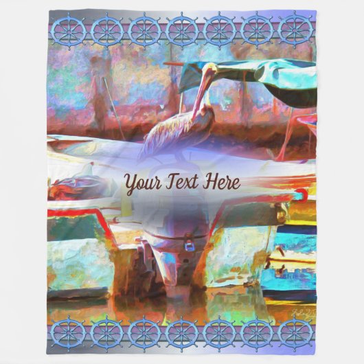 Muelle Los Peines Pelican 0463 Fleecedecke (Vorderseite)