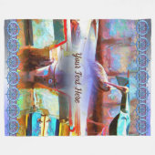 Muelle Los Peines Pelican 0463 Fleecedecke (Vorderseite (Horizontal))