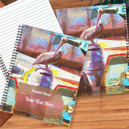 Muelle Los Peines Pelican 0463 Notizblock