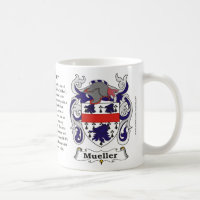 Mueller-Familien-Wappen Tasse