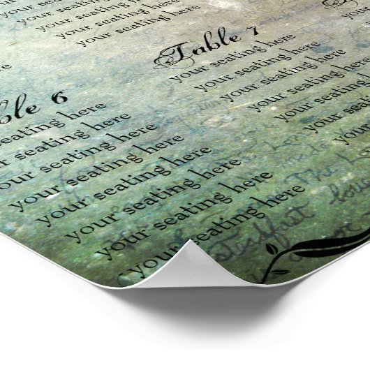 Muerte Day of the Dead Calaveras Sugar Skull Art Poster (Ecke)