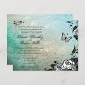 Muerte Tag des Toten Kalaveras Zuckerschädels Einladung (Vorne/Hinten)