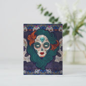 Muerto Ladys Postkarte (Stehend Vorderseite)