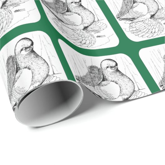 Muffed Tumbler Saddle 1978 Geschenkpapier (Rolleneckpunkt)