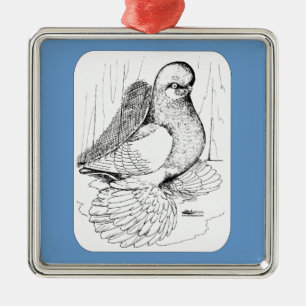Muffed Tumbler Saddle 1978 Ornament Aus Metall