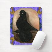 Muffed Tumbler Taube Gerahmt Mousepad (Mit Mouse)