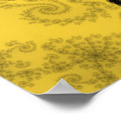 Muffiger Gefiederter Stern Poster (Ecke)