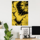 Muffiger Gefiederter Stern Poster (Heimbüro)
