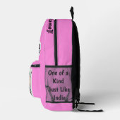 🎒 muffiger und Funky-Backpack Bedruckter Rucksack (Rechts)