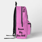 🎒 muffiger und Funky-Backpack Bedruckter Rucksack (Links)